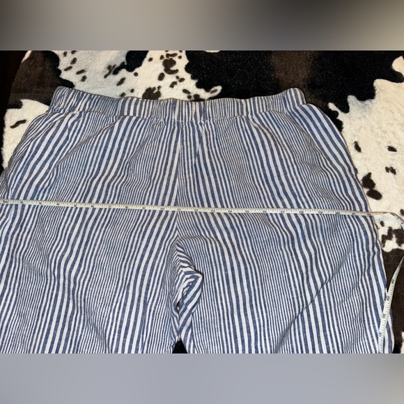 4 Our Dreamers Linen Striped Drawstring Pants Sz. M - Picture 6 of 7